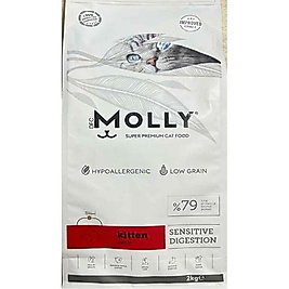 Molly Hypoallergenic Kedi Maması Kuzulu 2 Kg