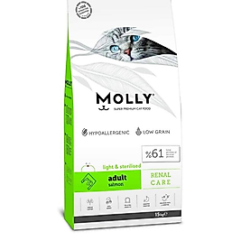 Molly Sterilised Somonlu Kısırlaştırılmış Kedi Maması 2 kg