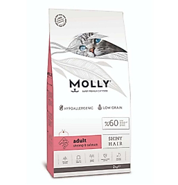 Molly Hypoallergenic Karides Somonlu 2 kg Kuru Kedi Maması